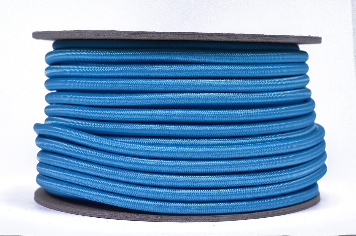 Neon Turquoise 3/16 Inch Shock Cord 100 Foot Spool Z1856