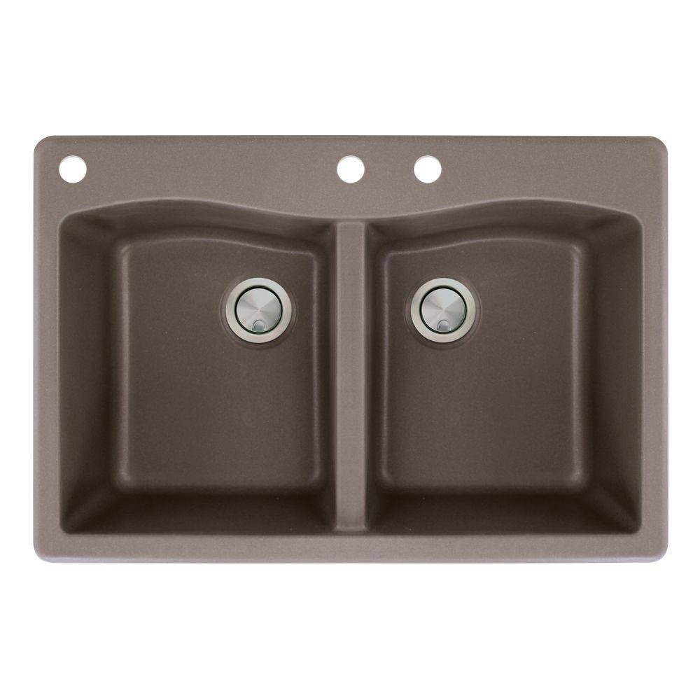Granite Drop-In Kitchen Sink V2199