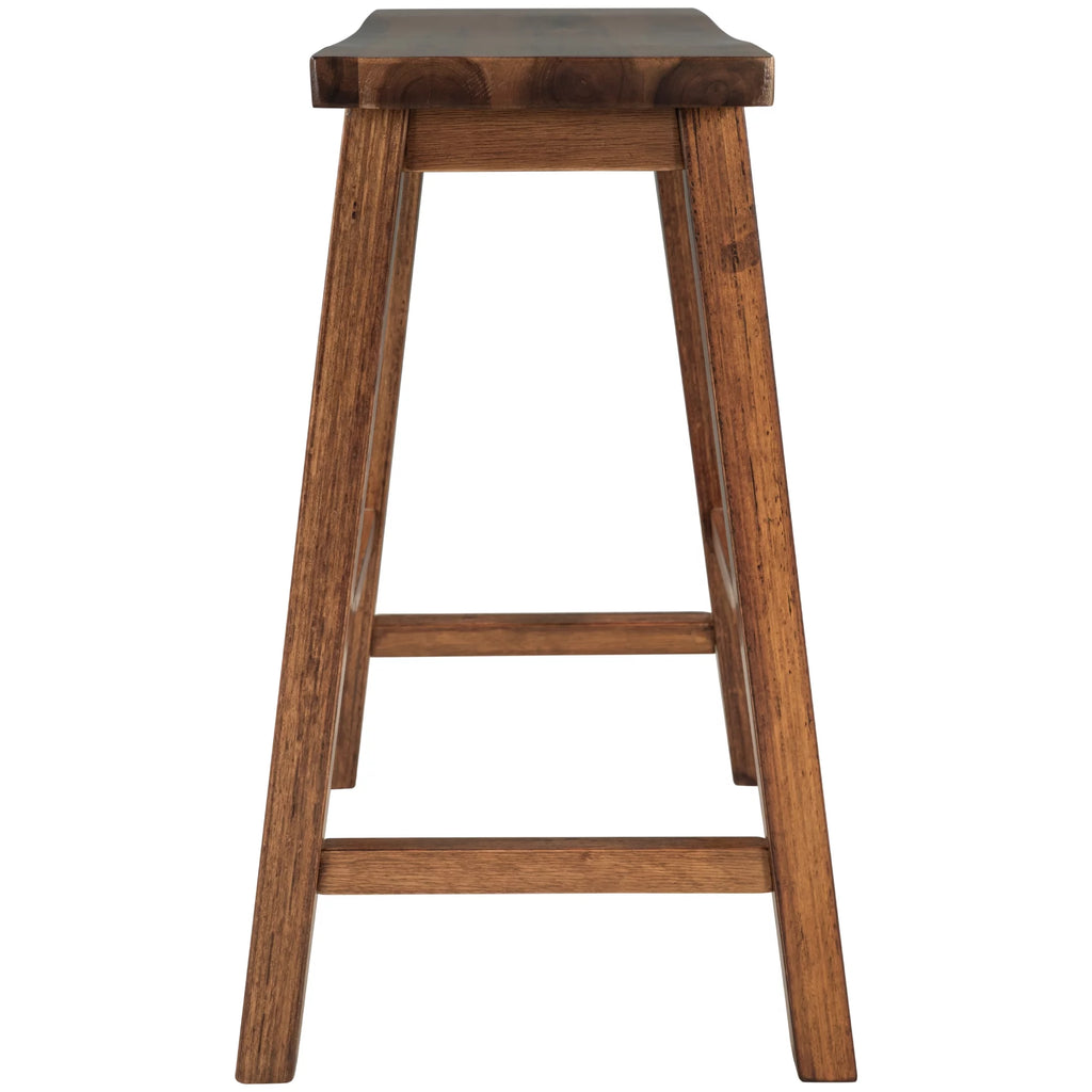 Set of 2 Solid Wood Counter-Height Stools Z287502
