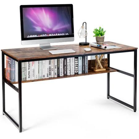 Industrial Computer Desk with Storage Shelf O567145