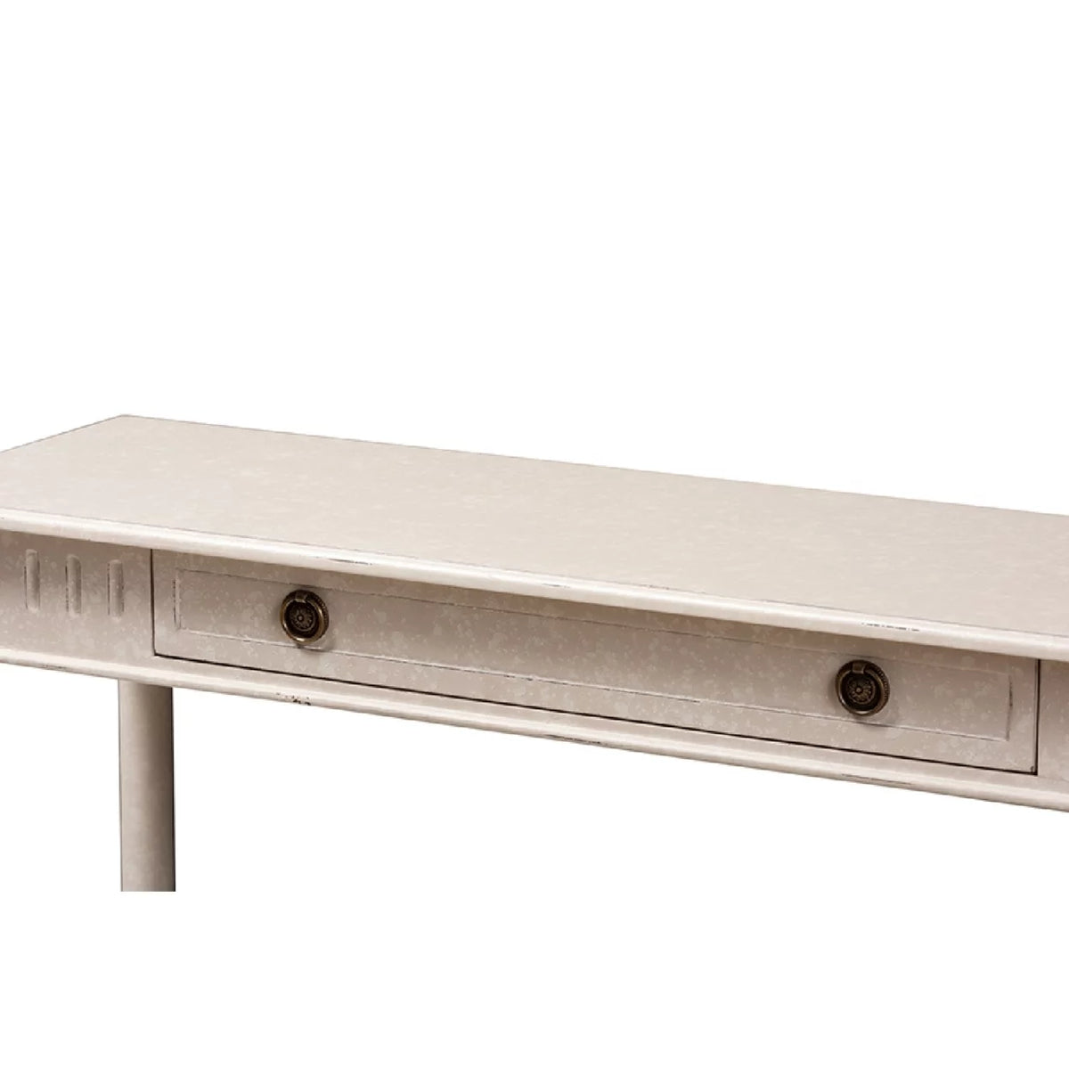Whitewashed 1-Drawer Console Table D994