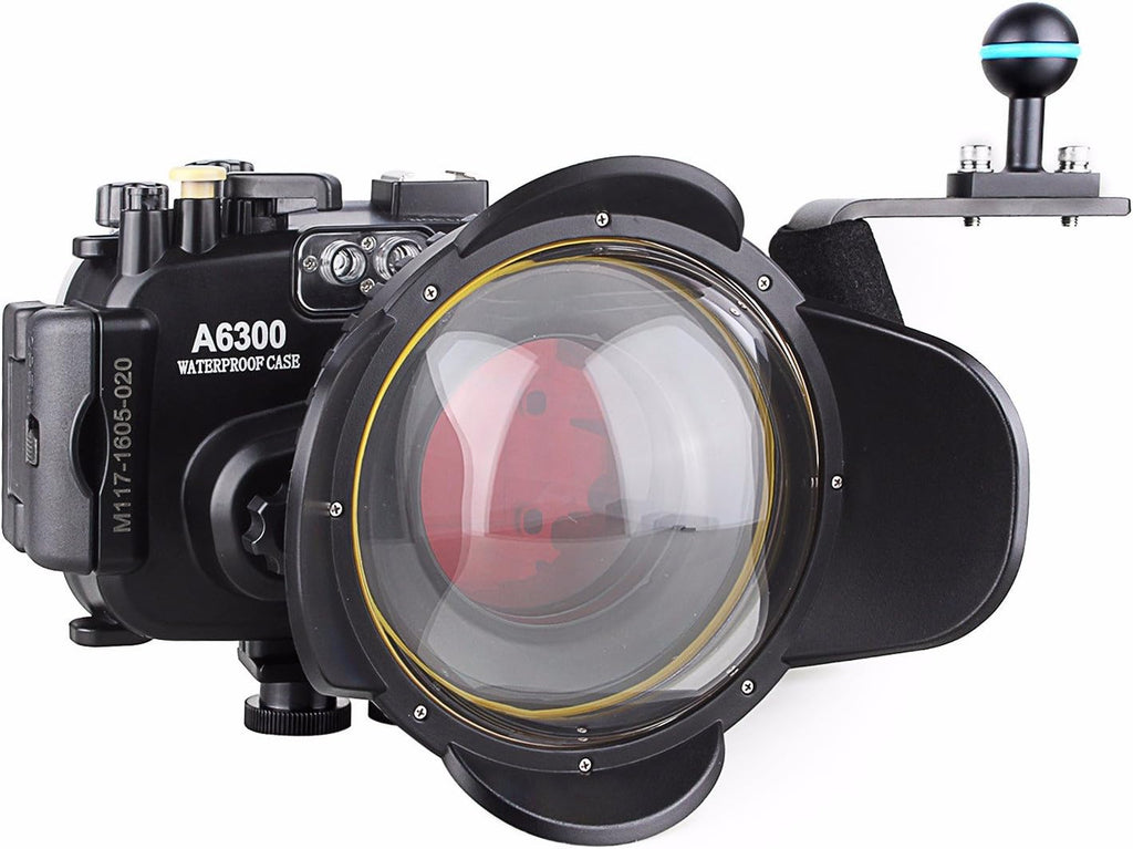 Waterproof Underwater Camera Housing Case with Diving Handle and Fisheye Lens N892