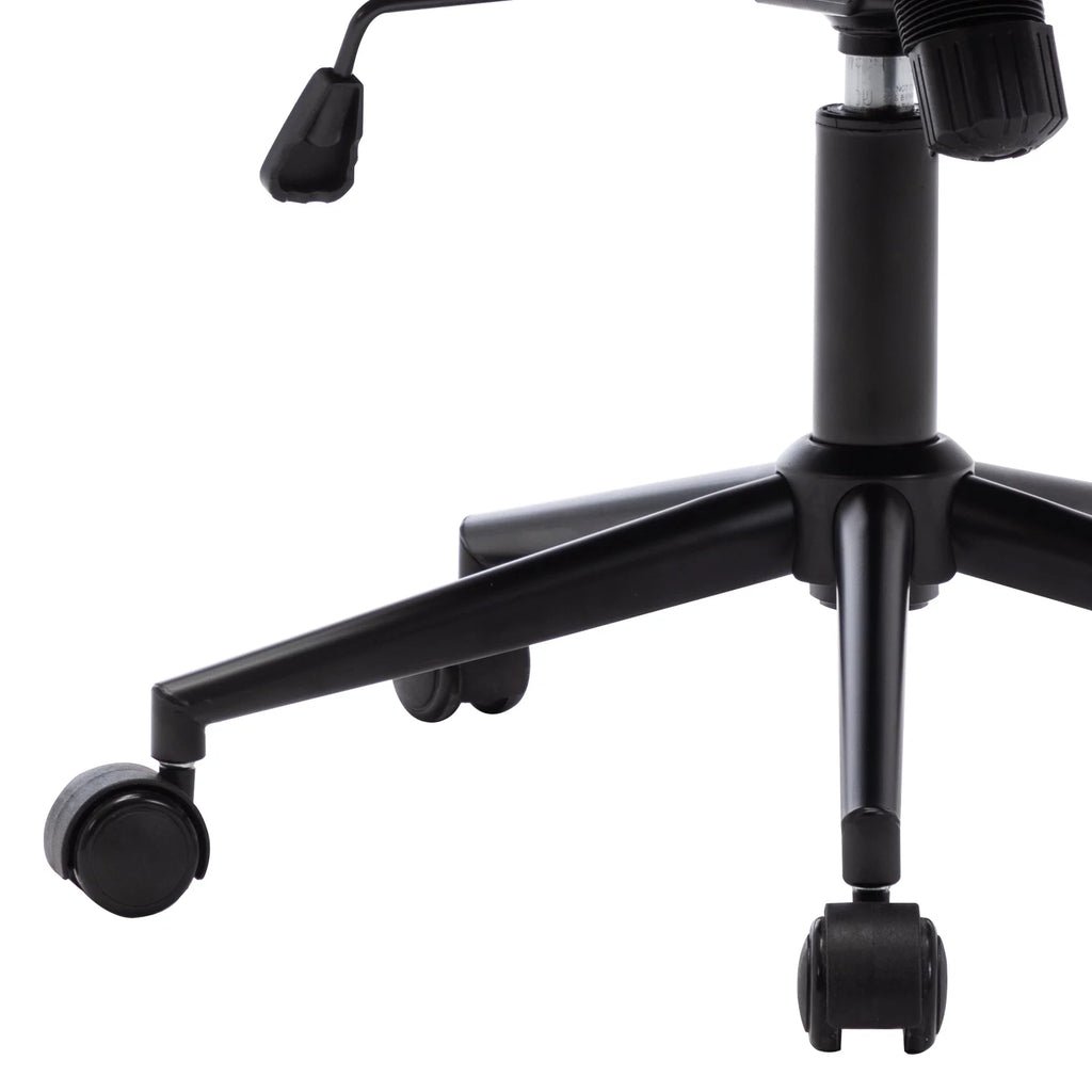 Home Office Chair PU Leather Swivel Dark Brown R951538