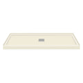 Cameo Single Threshold Shower Base with Center Drain B856092