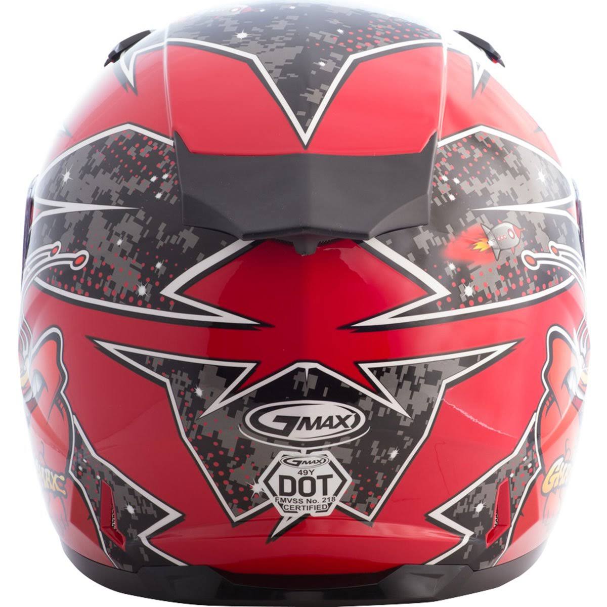 Full Face Alien Helmet Black/Blue R344579