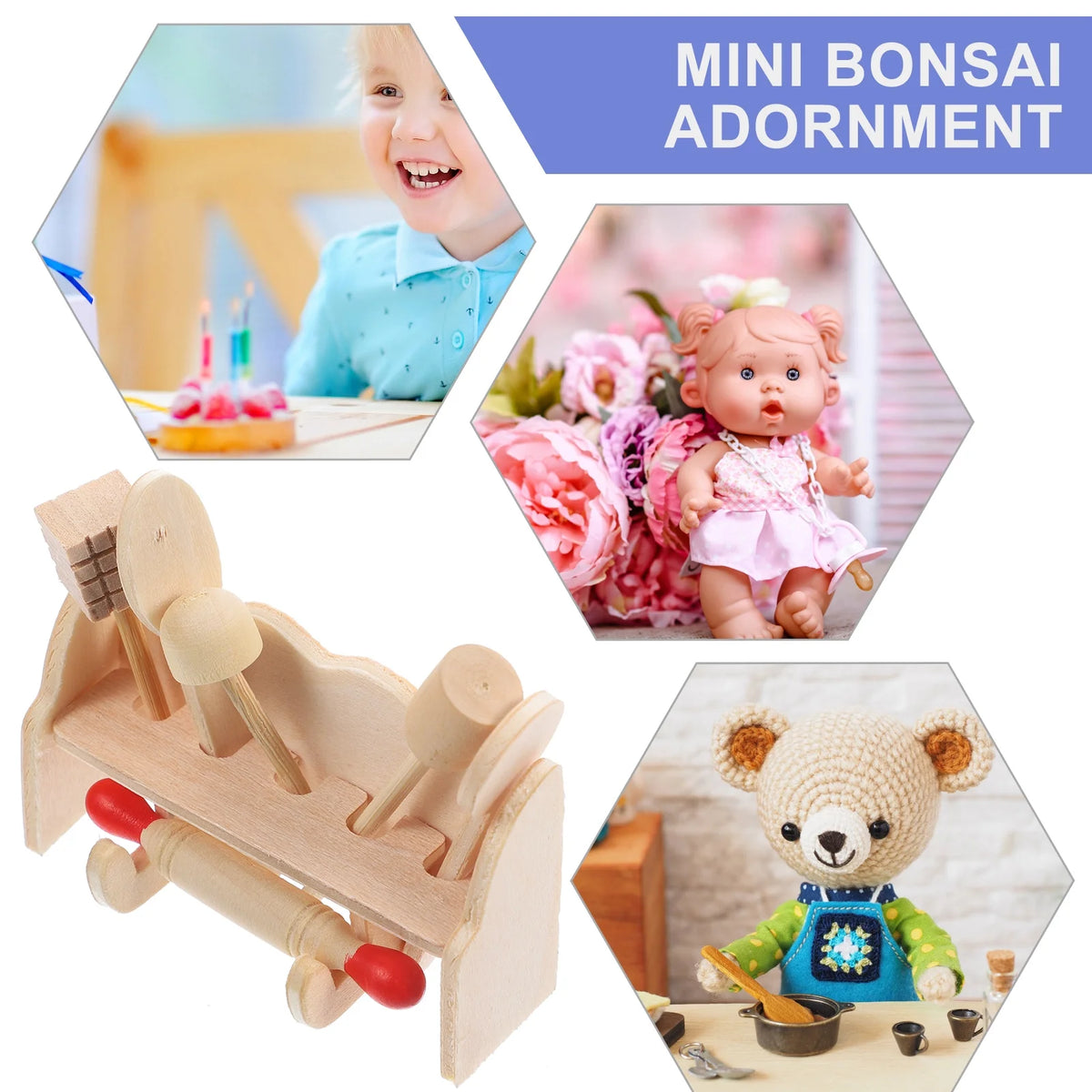 Mini Dollhouse Kitchenware Kids Toys E665701
