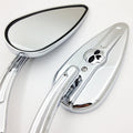 Skull Flame Side Mirrors chrome Y863