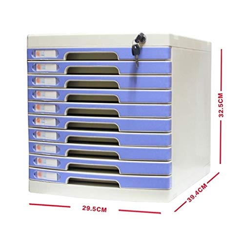 10-Layer Flat File Cabinet with Lock K940