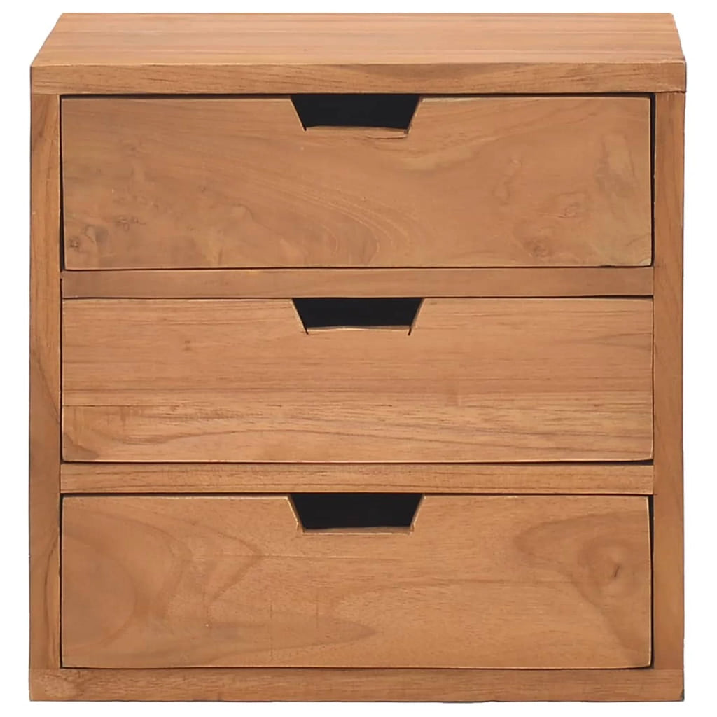Solid Teak Wood Bedside Cabinet N64416