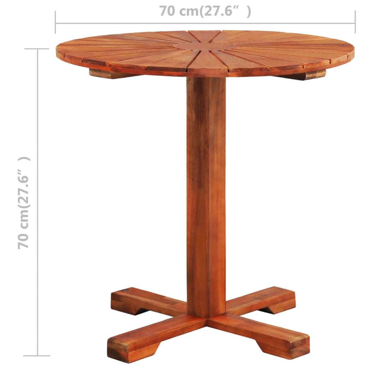 Solid Acacia Wood Bistro Table Z545