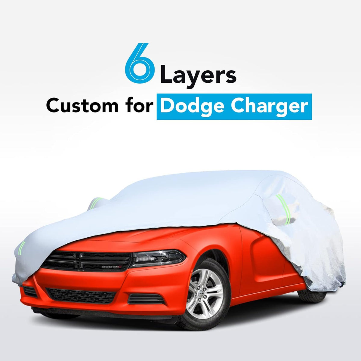 Waterproof All Weather Car Cover with Zipper S9562