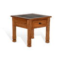 26" Transitional Wood End Table in Rustic Oak K945214