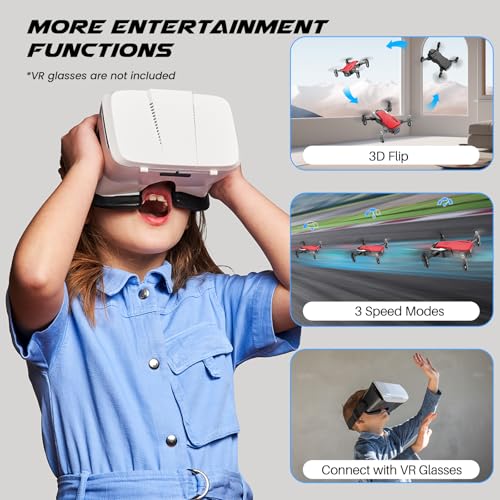 Mini Drone with Camera 720P HD FPV, Foldable RC Quadcopter with 2 Batteries G81222