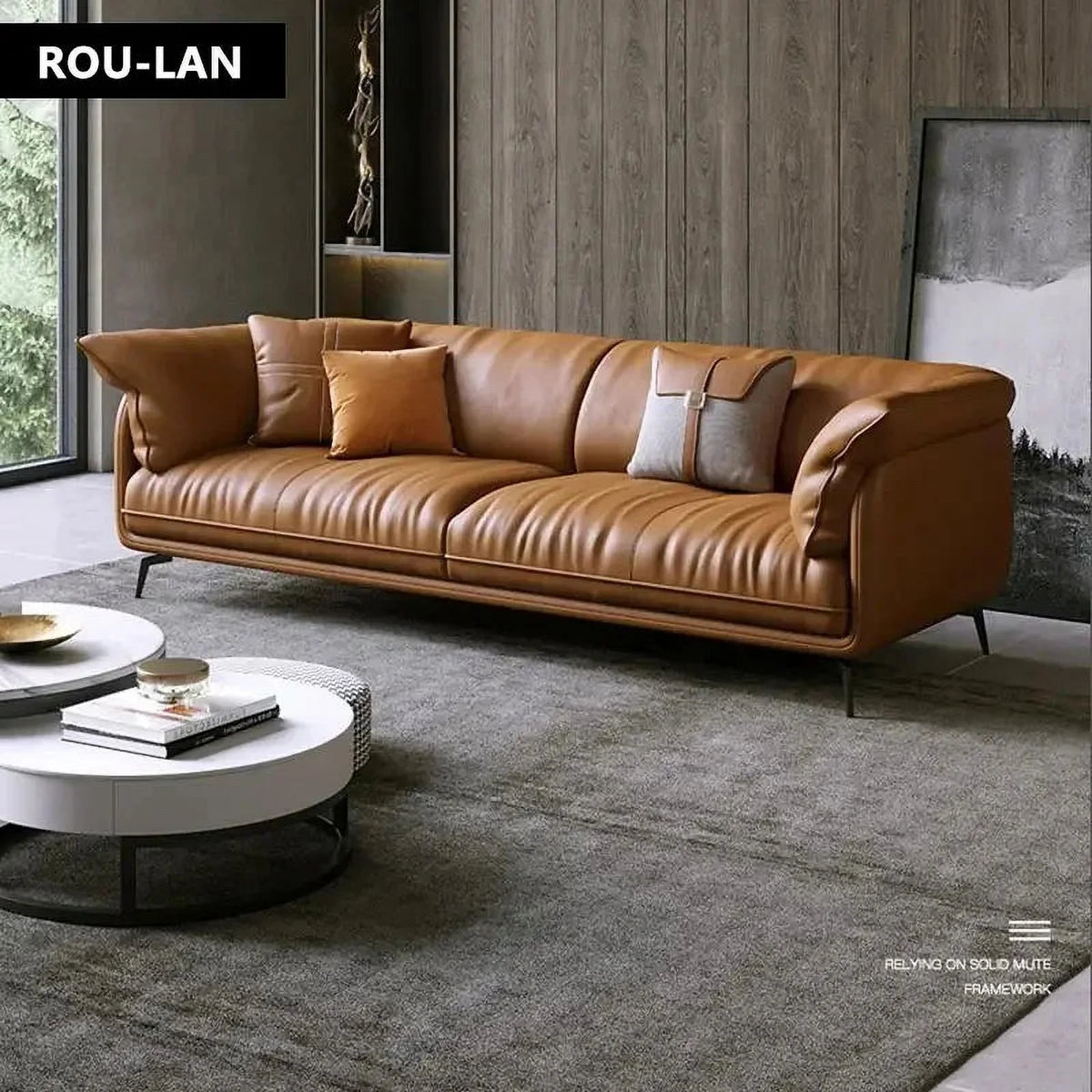 Leather Sofa F50931