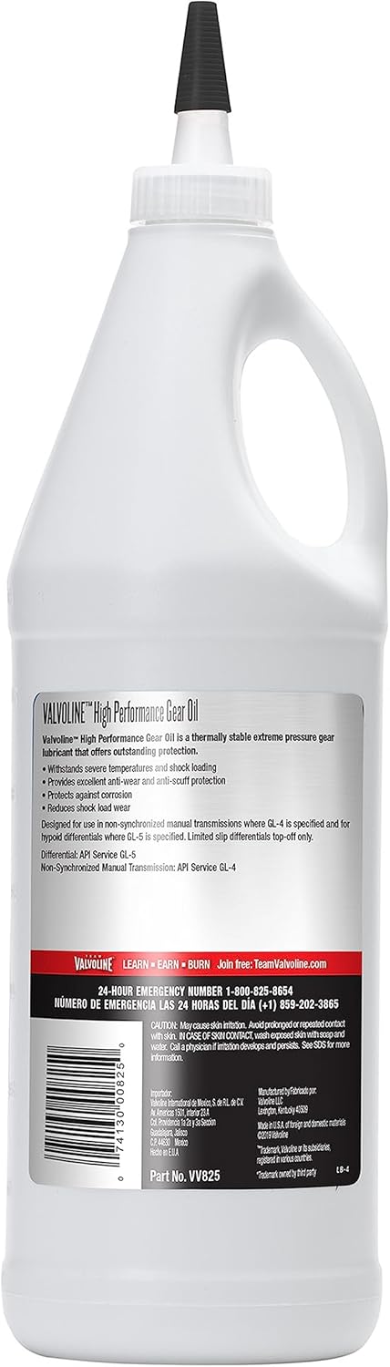 SAE 85W-140 Gear Oil 1 QT (Pack of 3) N13184