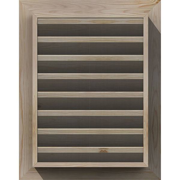Vertical Gable Vent Unfinished G36905