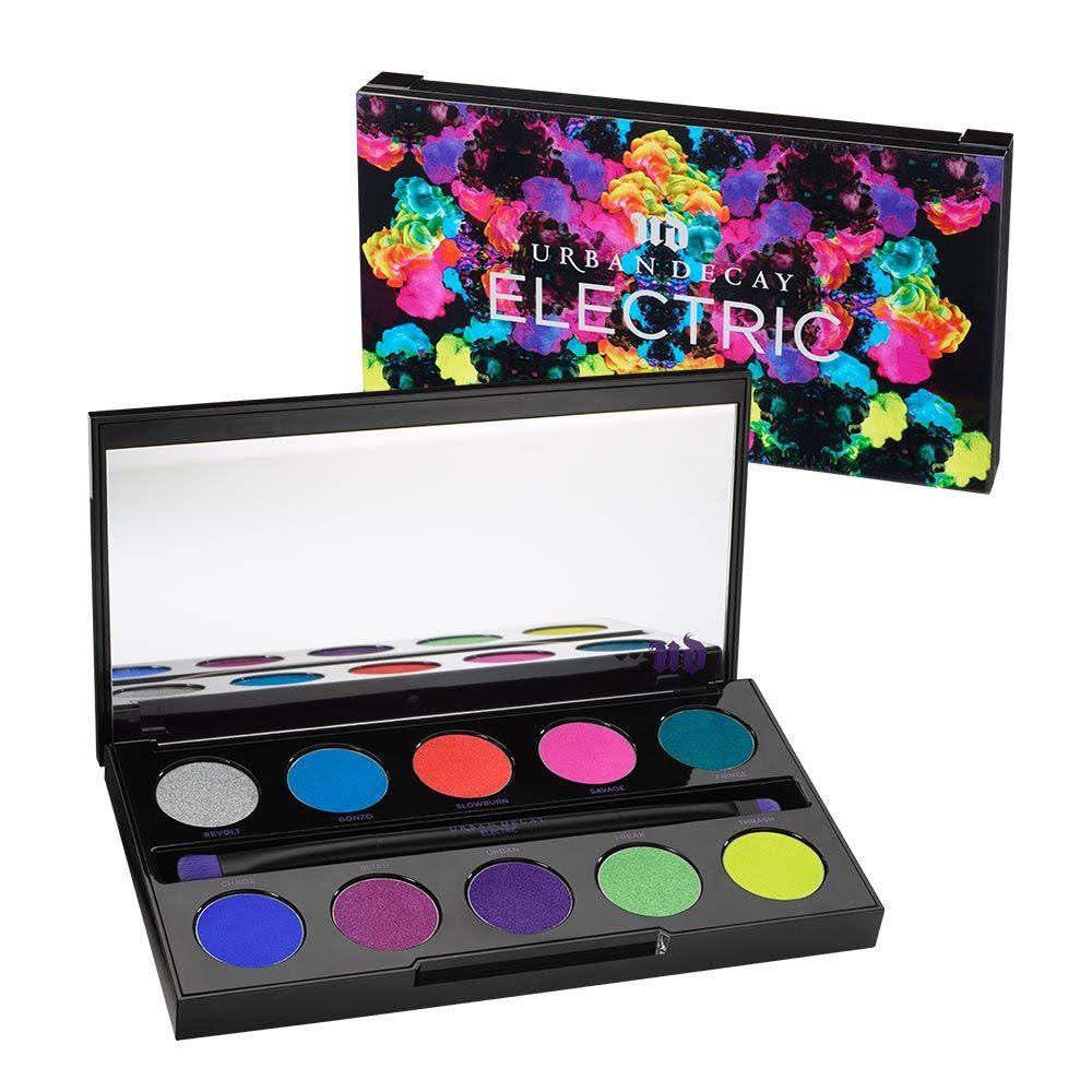 Electric Pressed Pigment Eyeshadow Palette with Brush D2240