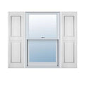 14 3/4 inch W x 75 inch H Vinyl Double Panel Shutters L202169