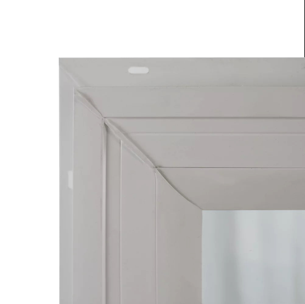 24" x 10" Vinyl Non-Opening Double Pane Transom Window with Low-E Glass Y7653