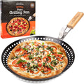 Perforated Non-stick Pizza Grill Pan with Removable Handle T5137