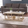 Wood Two Tier Rectangular Coffee Table C862