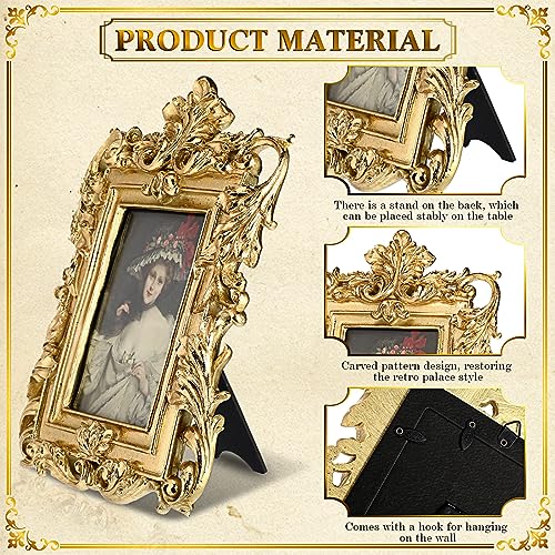 Black Gothic Vintage Picture Frames Set of 4 E726461
