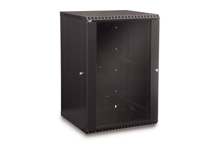 18U Wall Mount Cabinet with Glass Door T3866