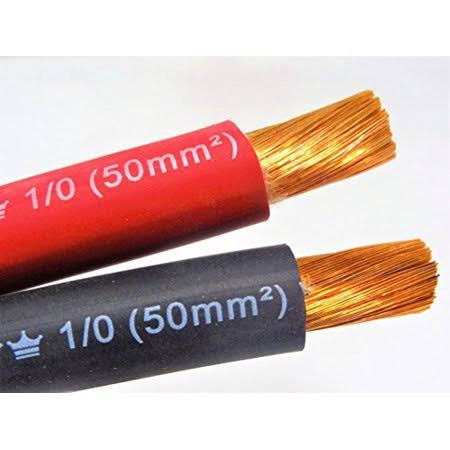 1/0 AWG Excelene Welding Cable Black or Red Made in USA (40 ft, Red), One size, Blue C574952