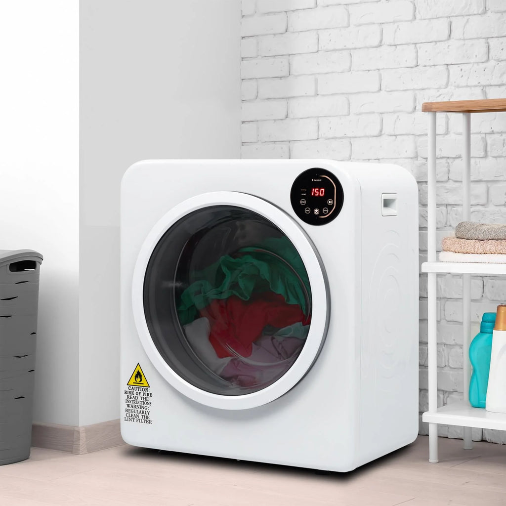 13.2Ibs Compact Electric Laundry Dryer with Stainless Steel Tub T899602