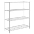 Ivory 4-Tier Metal Wire Shelving Unit P4829