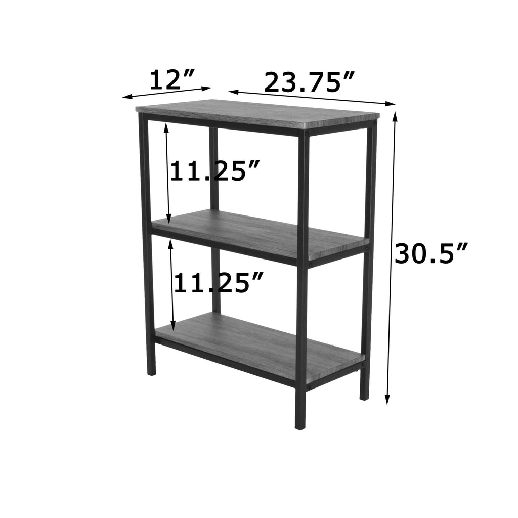 3 Tier Metal Etagere Bookcase Y9408
