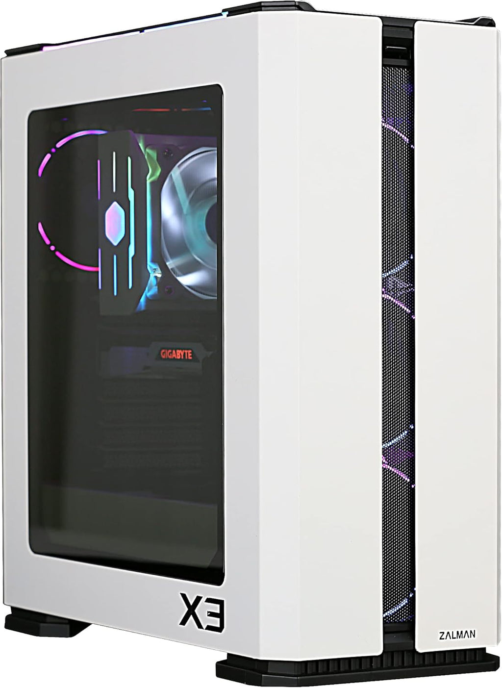 ATX Mid-Tower Case with 4 RGB Fans R9024
