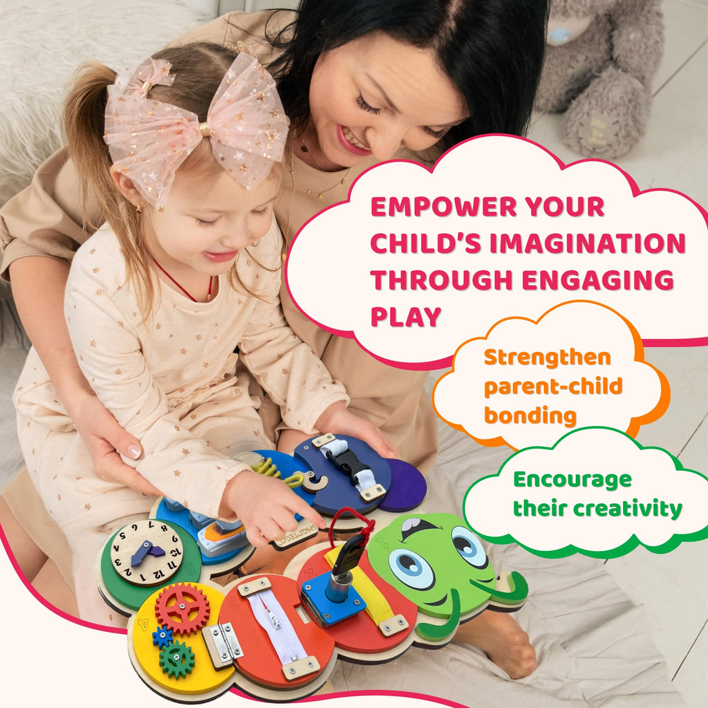 Wooden Montessori Sensory Activity Board Z877771