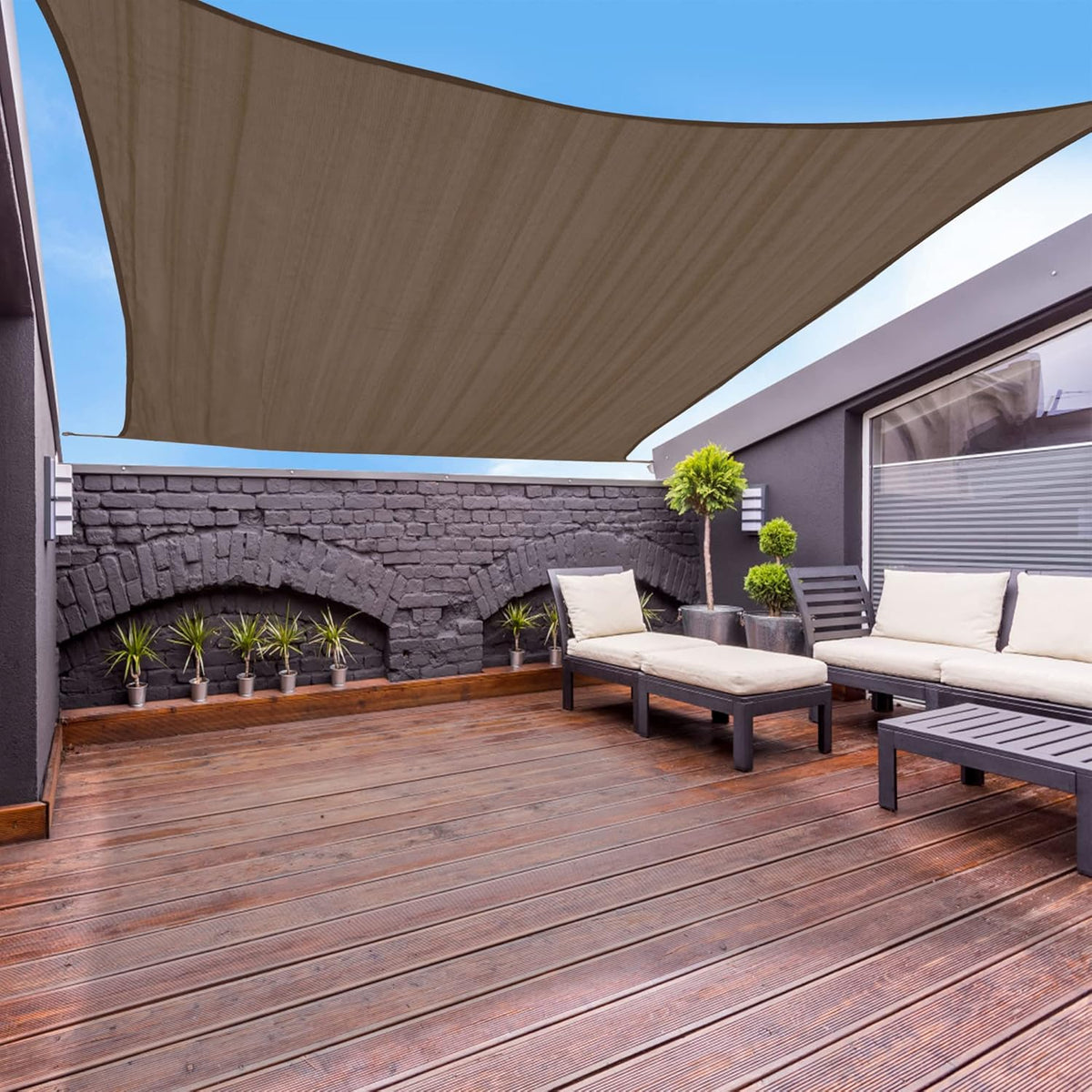 Sand Square Sun Shade Sail Canopy I1426