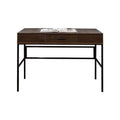 Brown Writing Desk with Lift Top Storage & USB Plugin F3134