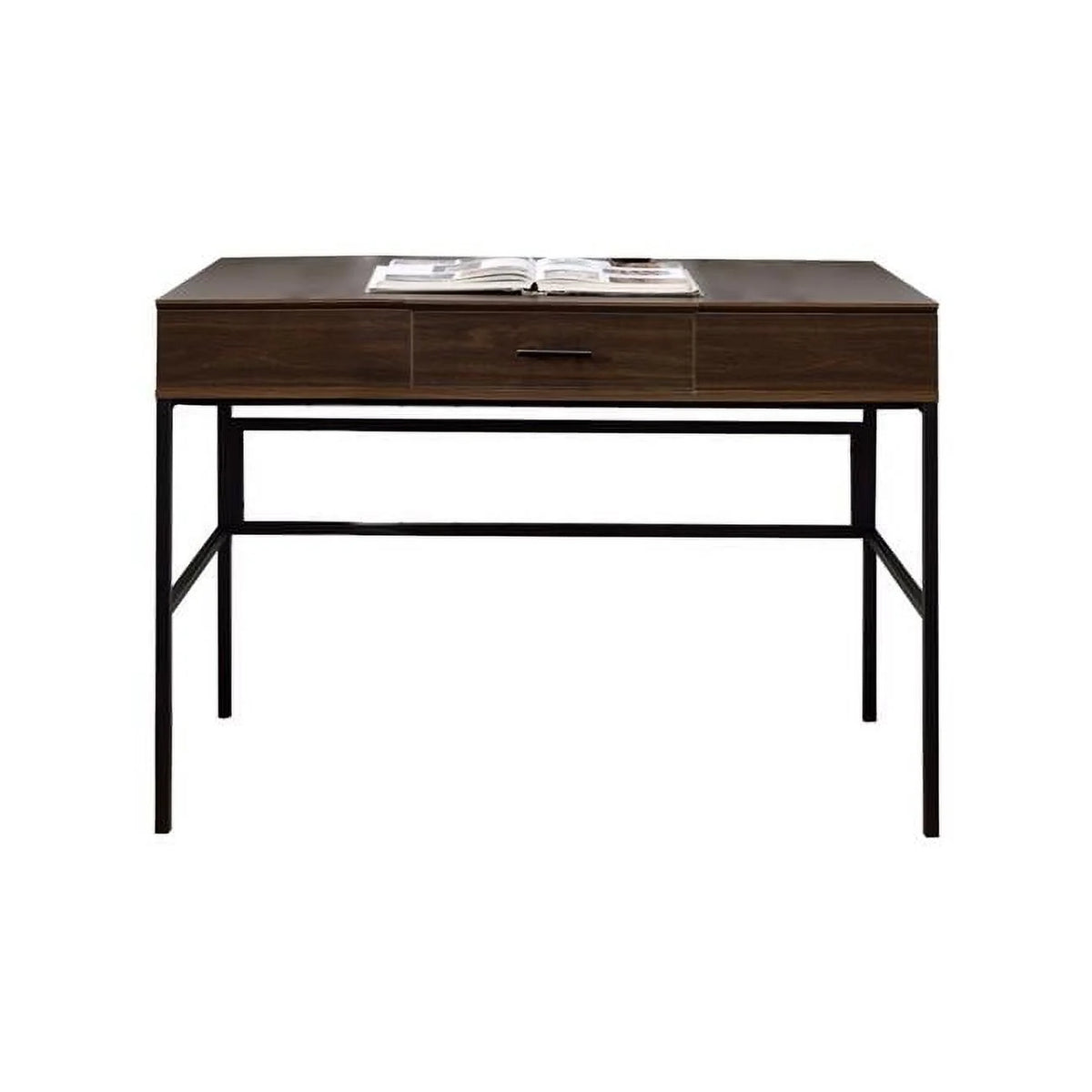 Brown Writing Desk with Lift Top Storage & USB Plugin F3134