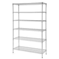 6-Tier Steel Wire Shelving Unit Chrome L751012