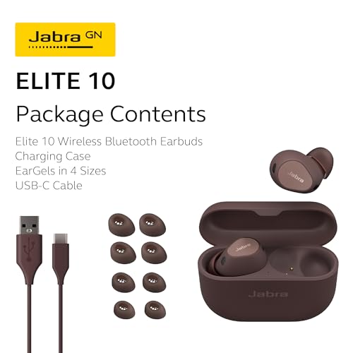 Caramel Wireless Bluetooth Earbuds with Active Noise Cancellation A445