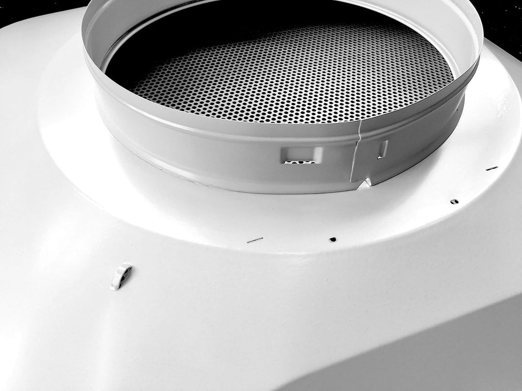 24 x 24 Metal Drop Ceiling Return Grill with 12 Collar I5673