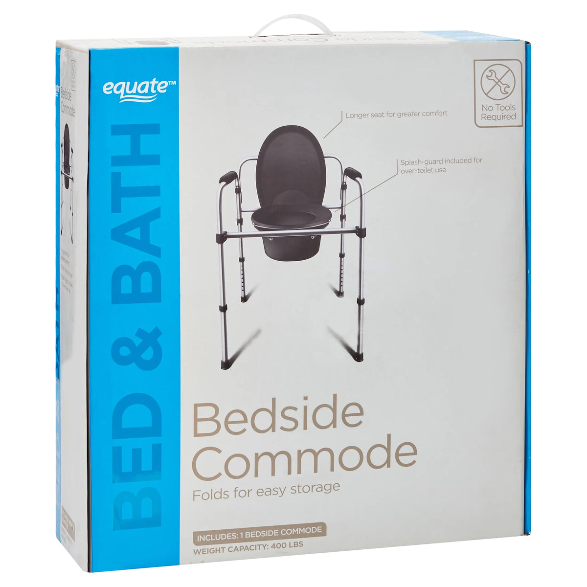 Steel Foldable Bedside Toilet Commode C84948
