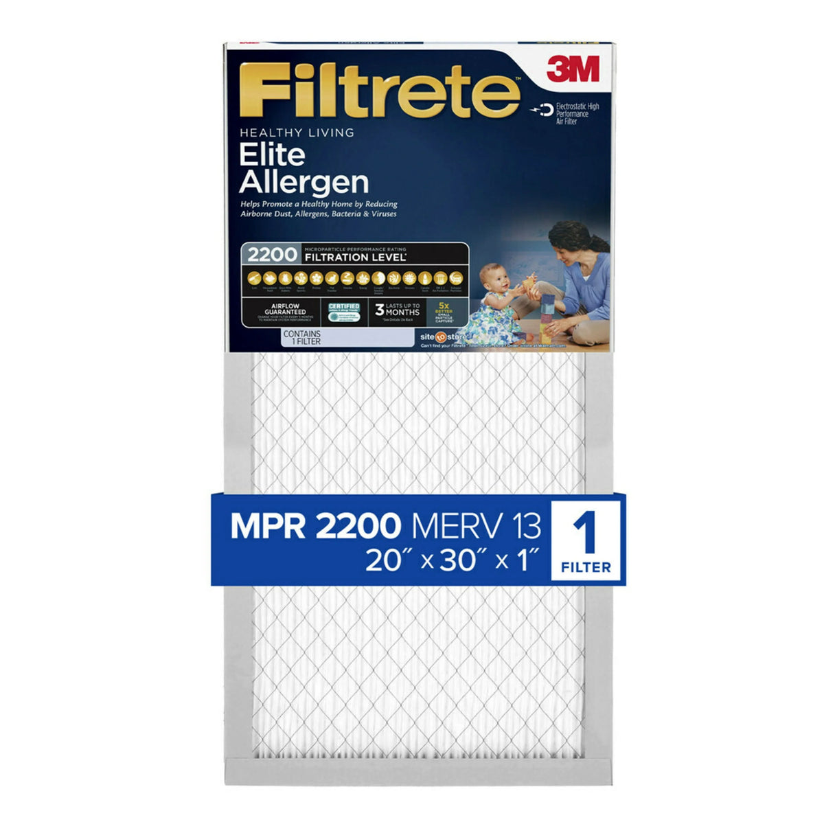 20x30x1 Air Filter O3493