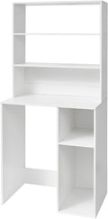 White Mini Fridge Dorm Station With Top Shelf W1594