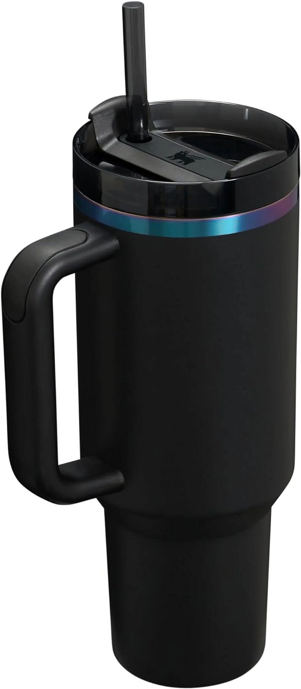 40oz Tumbler with Lid and Straw - Black E7571