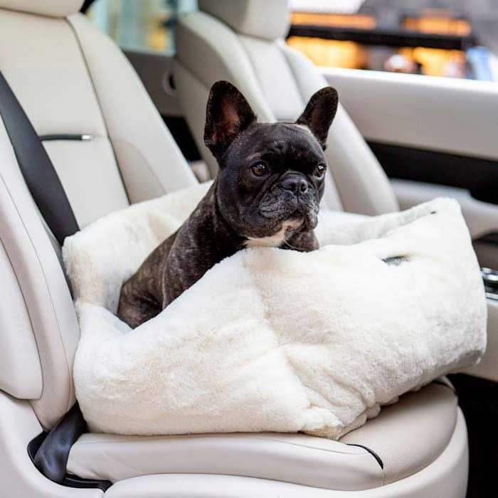 Ivory Cloud Dog Car Seat Bed Q11002