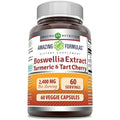 Boswellia Extract Turmeric and Tart Cherry 2400 Mg 60 Veggie Capsules Supplement R182