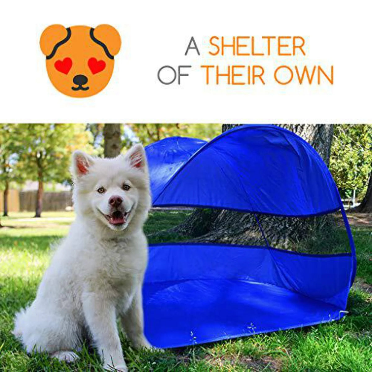 Pop Up Dog Shelter Weather Resistant Doggy Tent P607
