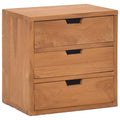 Solid Teak Wood Bedside Cabinet N64416
