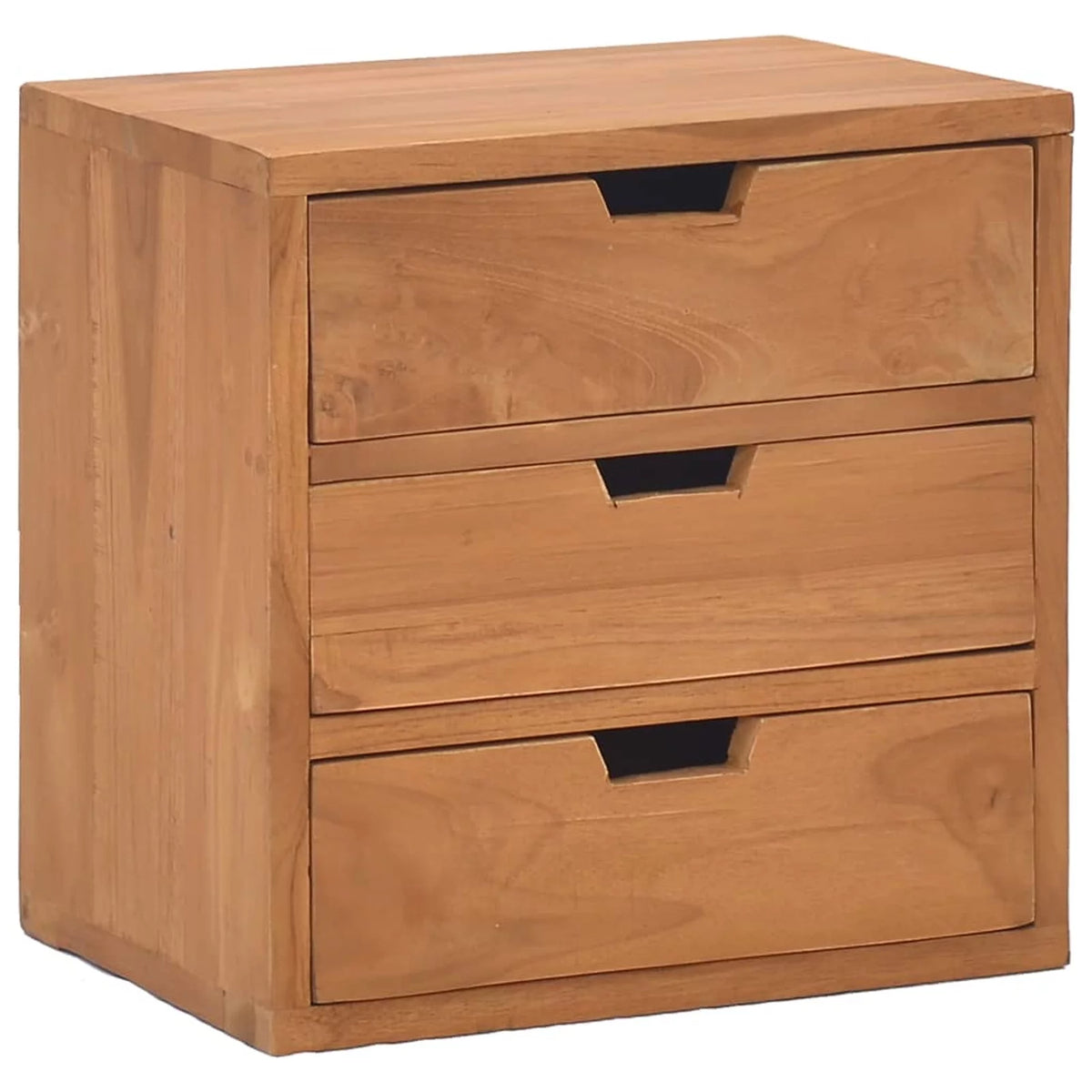 Solid Teak Wood Bedside Cabinet N64416