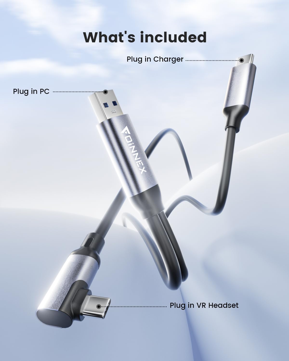 16FT USB 3.0 to USB-C VR Cable T669625