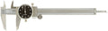 Dial Calipers, 6x22 Range, 0.001x22 Graduations, Black Face Dial I830